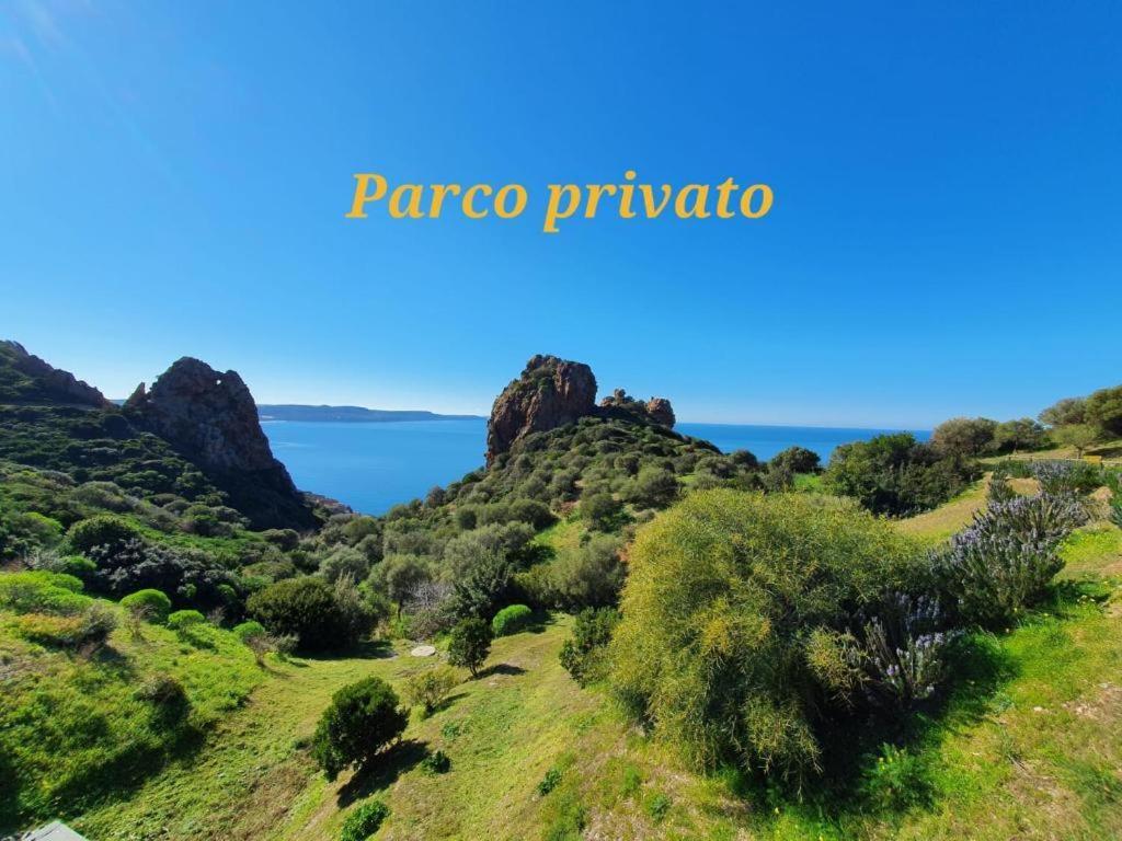 L'Estasi Tanca Piras A Bordo Piscina Con Vista Mare Villa Nebida Exterior photo